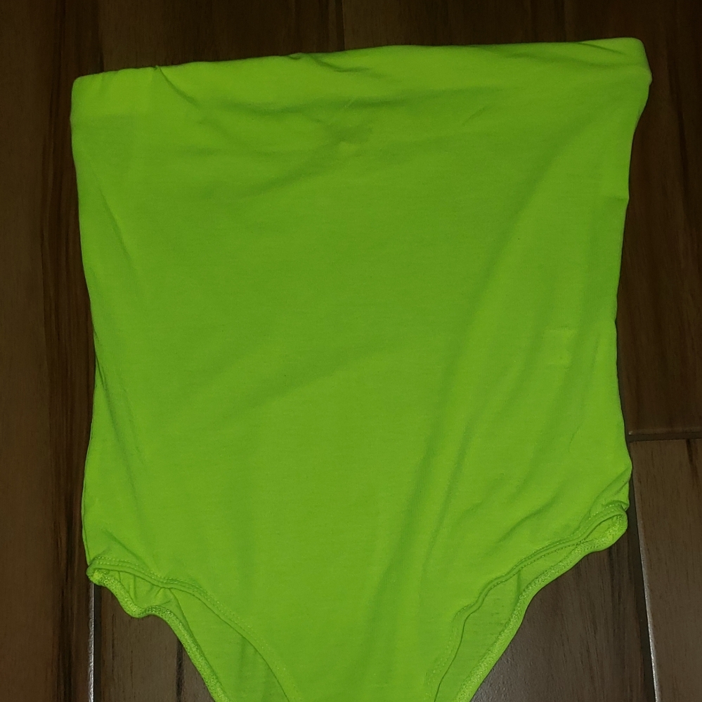 Neon yellow/green bodysuit